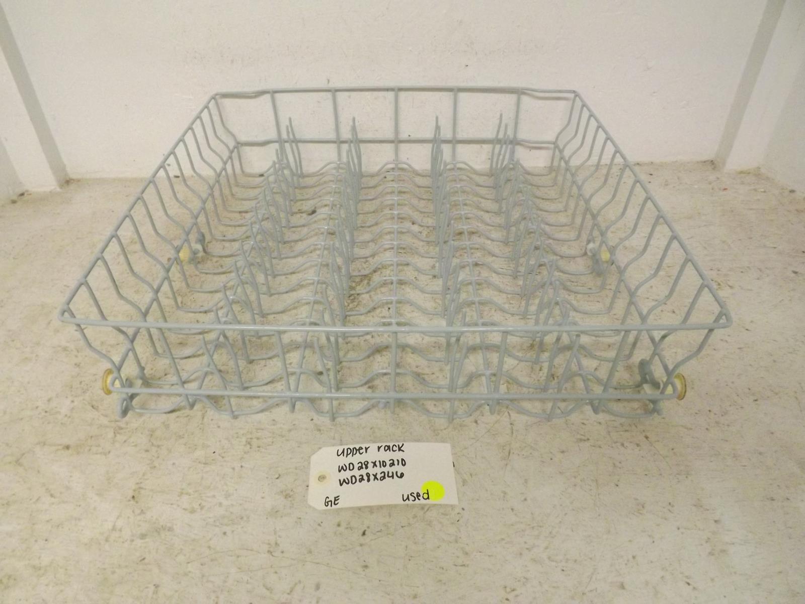 GE Dishwasher WD28X10210 WD28X246 Upper Rack Used GE Dishwasher WD28X10210 WD28X246 Upper Rack Used